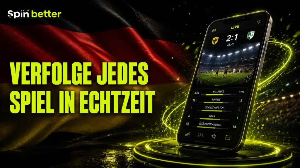 Live-Spielverfolgung bei SpinBetter