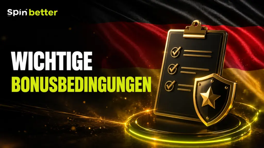 Wichtige Bonusbedingungen bei SpinBetter