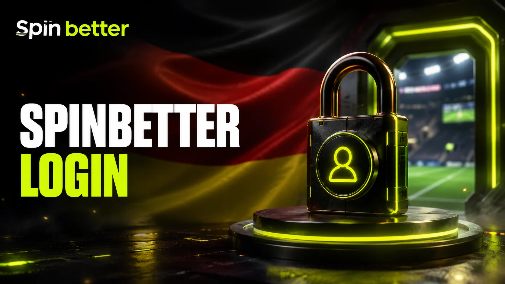 SpinBetter Login-Seite
